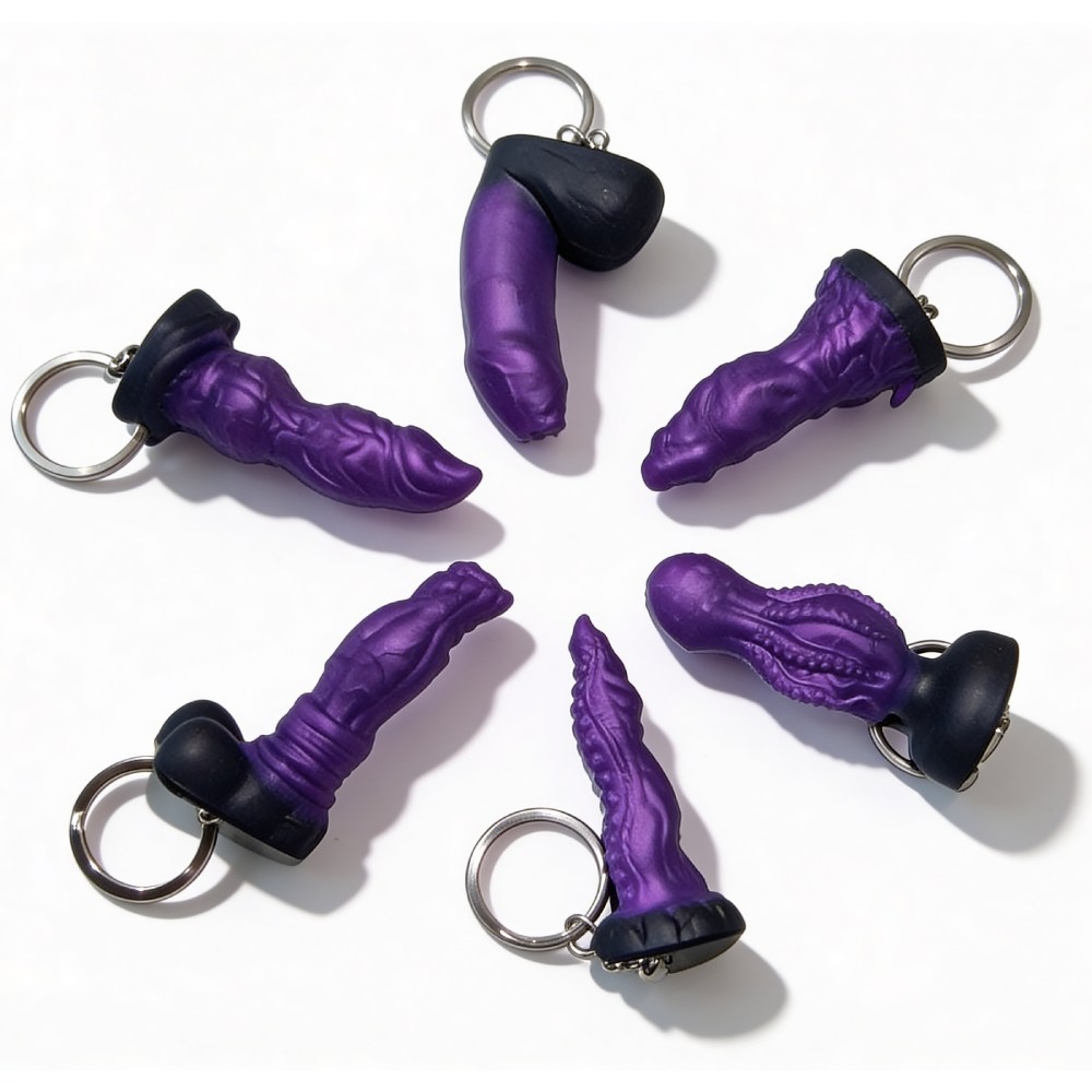  - Брелок «Океан спокуси», фіолетово-чорний, (в ас) 1 шт