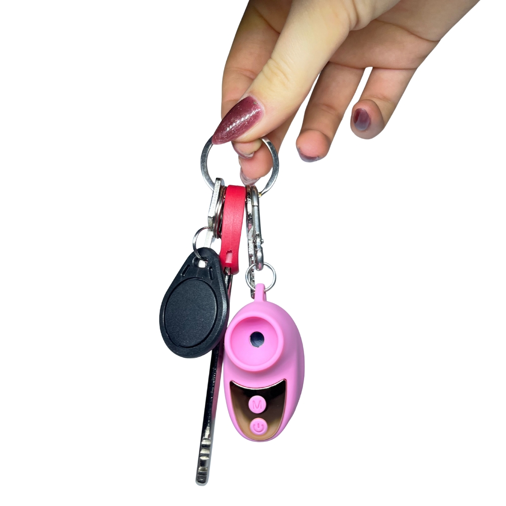 Вибропули и мини-вибраторы - Брелок-вакуумный вибростимулятор для клитора Passion Play, 10 режимов + 3 стимуляции, розовый 1