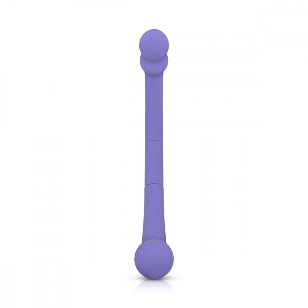 Разное - Двухсторонний вибратор Good Vibes Leah, фиолетовый 2