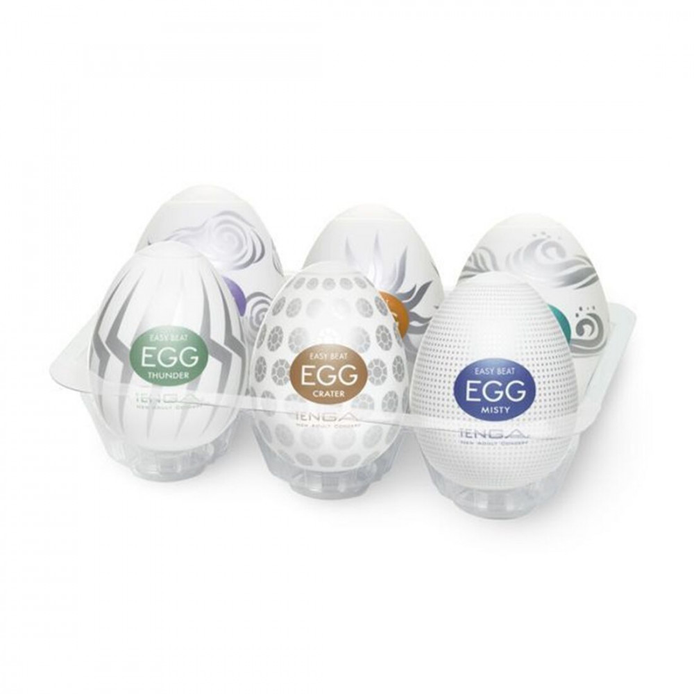 Мастурбатор - Набор мастурбаторов-яиц Tenga Egg Hard Boild Pack (6 яиц)
