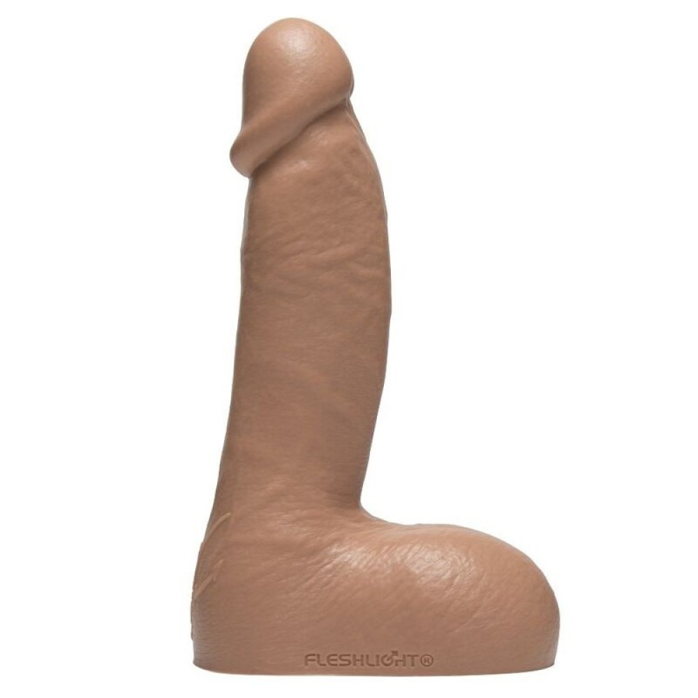 Секс игрушки - Фаллоимитатор с мошонкой, реалистичный Fleshjack Guys JOHNNY SINS DILDO, бежевый, 24.8 х 4.8 см 2