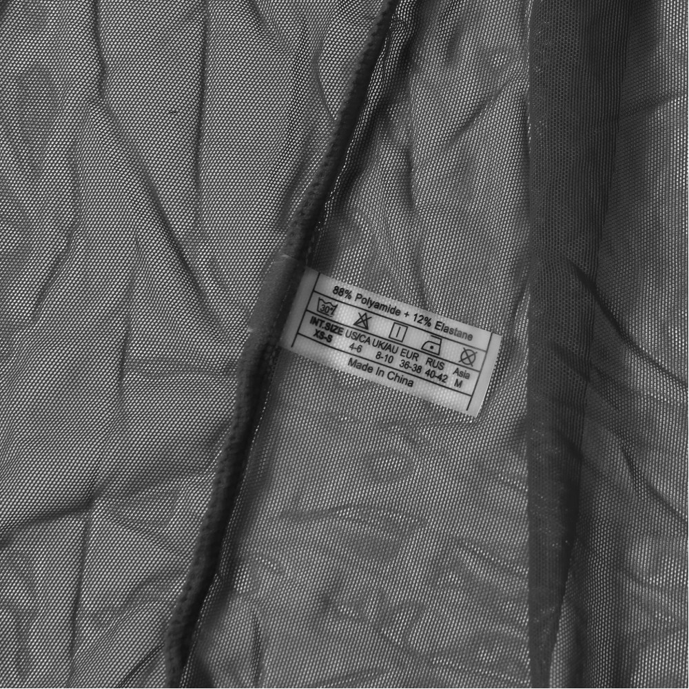 Різне - Халат Star Night з мереживом та поясом, чорний, XS-S 12