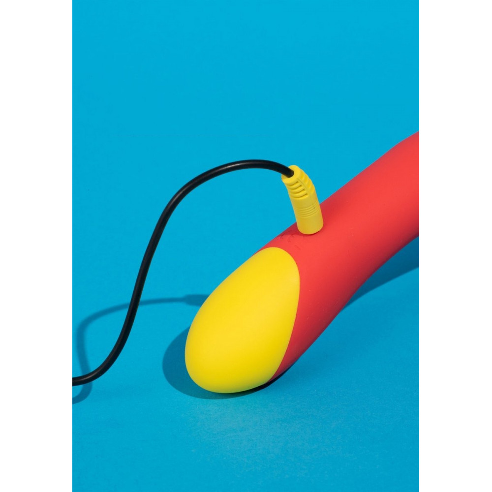 Різне - Класичний вібратор із рельєфом Romp Hype червоний 3