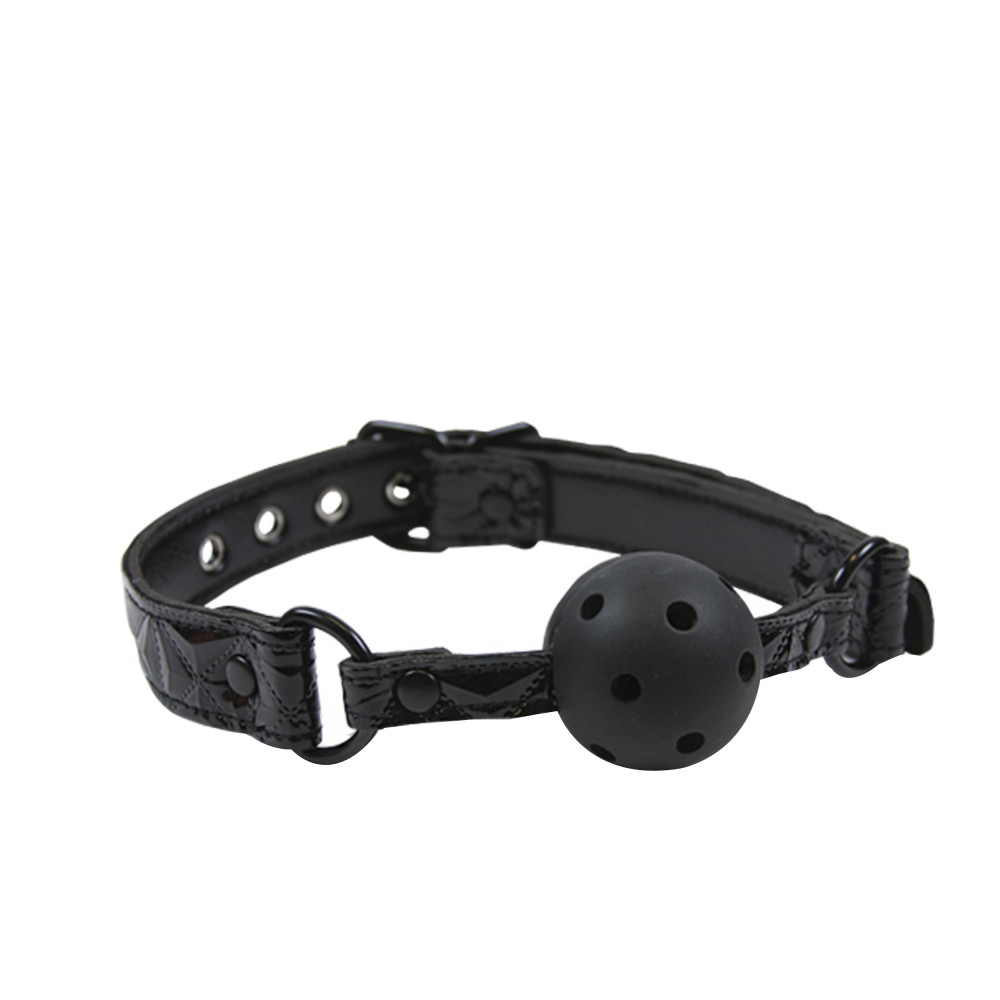 Кляп - Кляп NS Novelties SINFUL BLACK BALL GAG