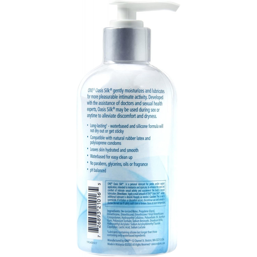 Різне - Лубрикант гібридний ONE Oasis Silk, 236 мл 1