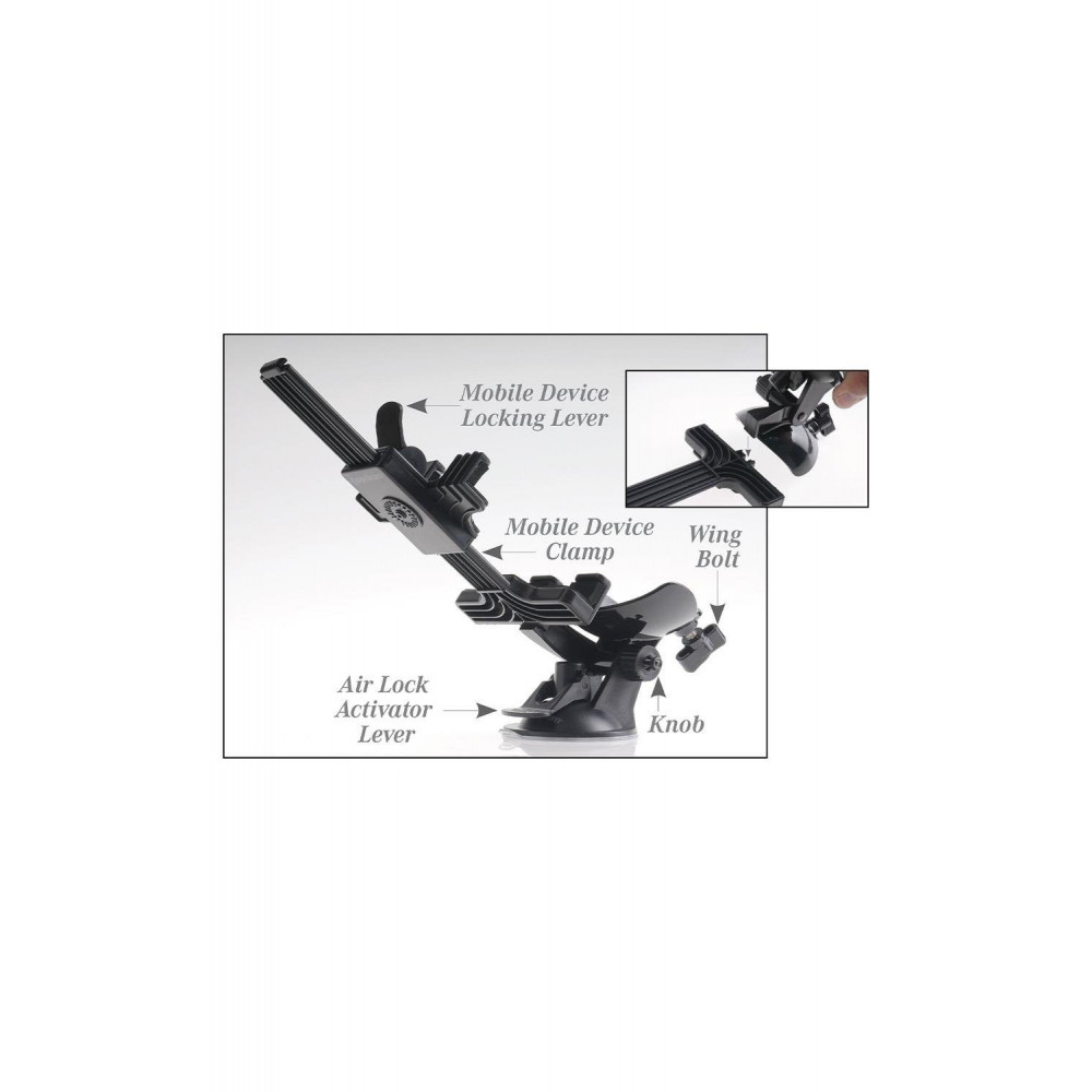 Мастурбатори без вібрації - Мастурбатор автоматичний Pipedream PDX Extreme Mega-Bator Ass чорний, 28 см 7