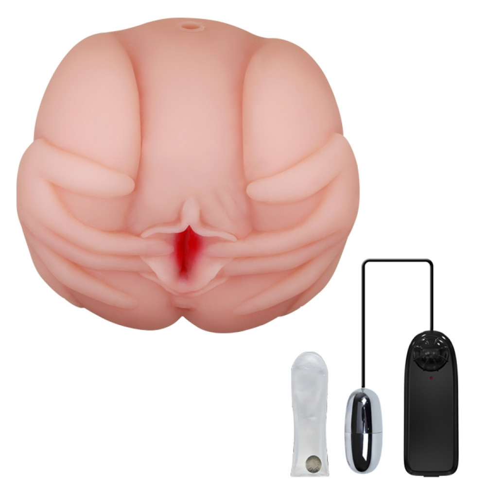 Мастурбаторы вагины - Мастурбатор вагина и анус с вибрацией BAILE - French lady, Vibration Heating function, BM-009022 10