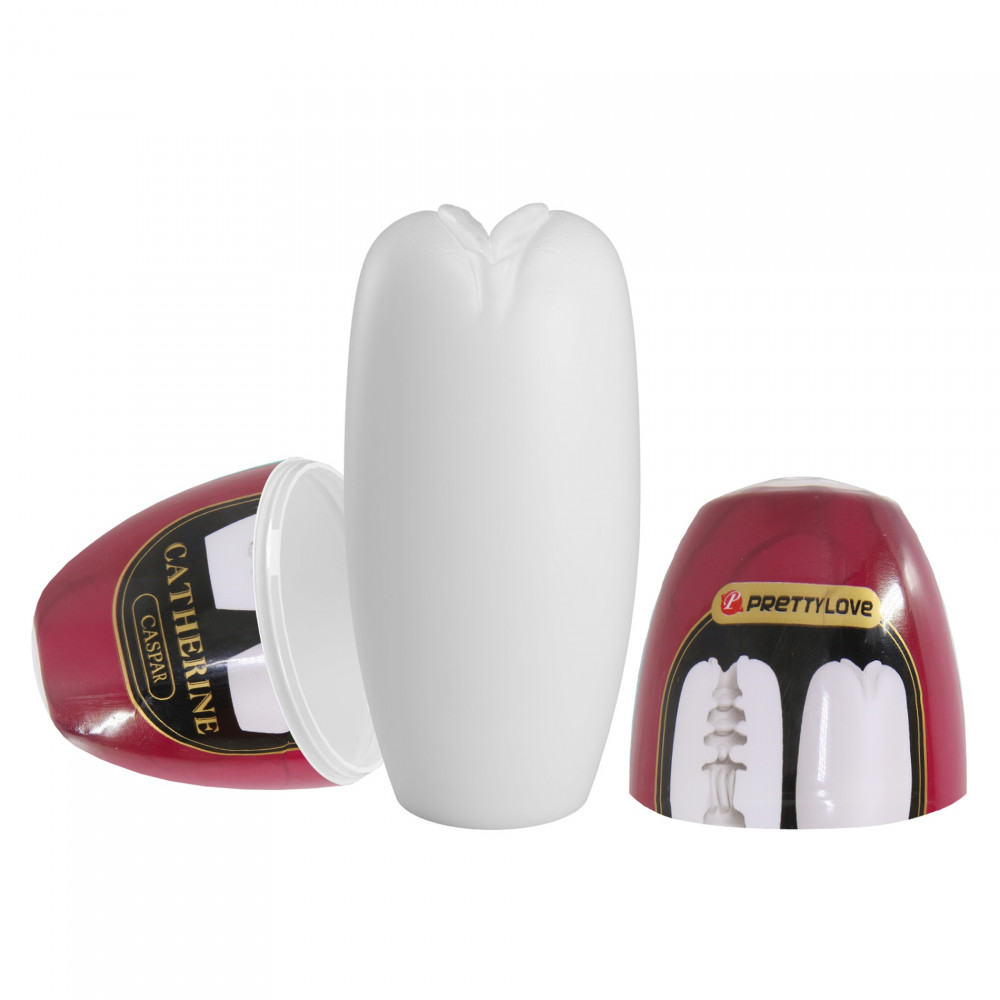 Різне - Мастурбатор яйце Pretty Love CATHERINE - Caspar White, BI-014832-4-2 1