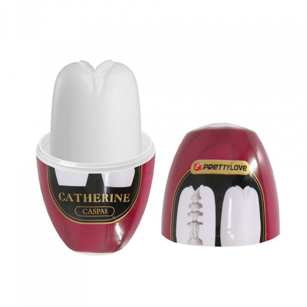 Різне - Мастурбатор яйце Pretty Love CATHERINE - Caspar White, BI-014832-4-2 2
