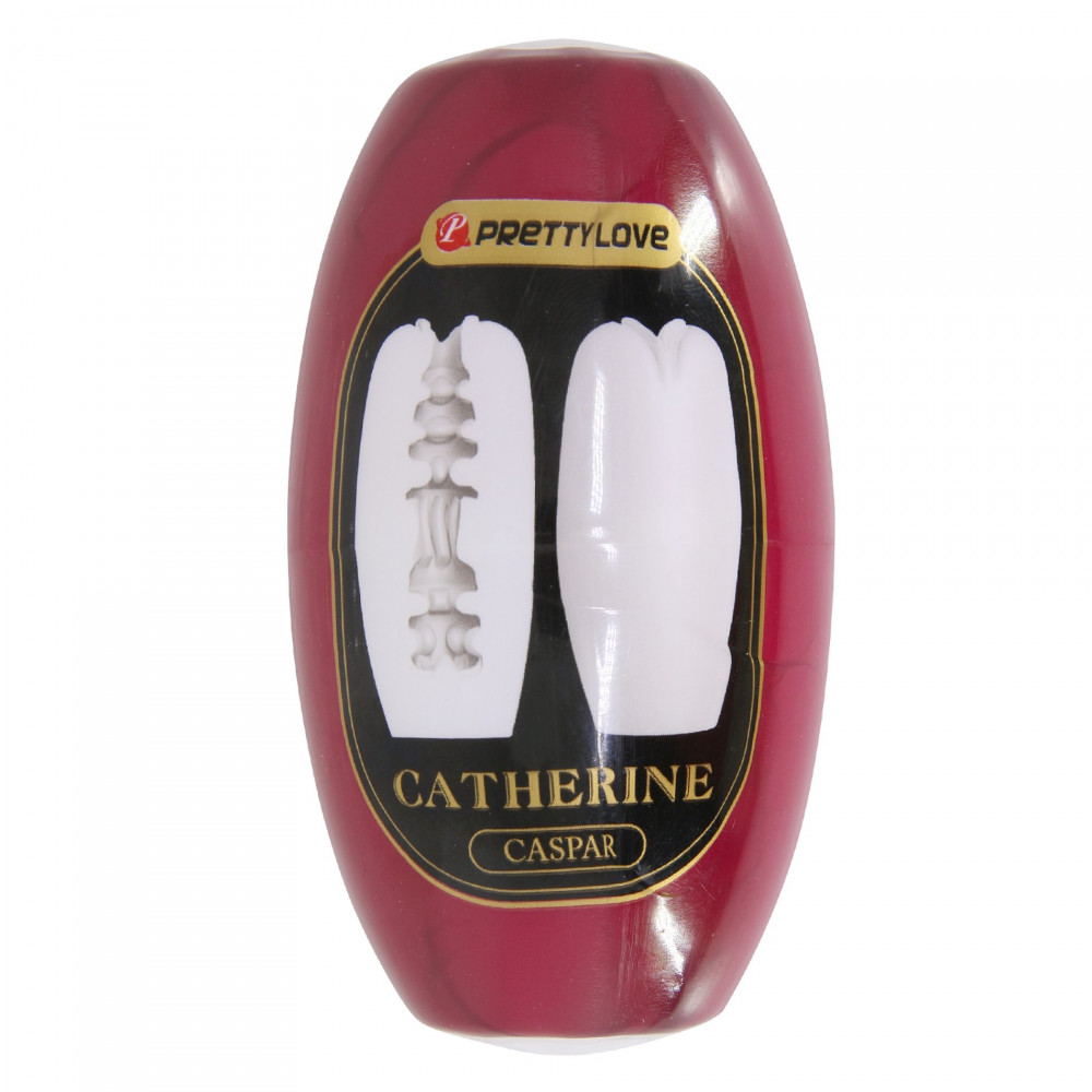 Різне - Мастурбатор яйце Pretty Love CATHERINE - Caspar White, BI-014832-4-2 9