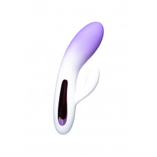 Міні вібратор кролик із кольоровим світлодіодом Every Night Toys, 7 режимів вібрації, бузковий градієнт