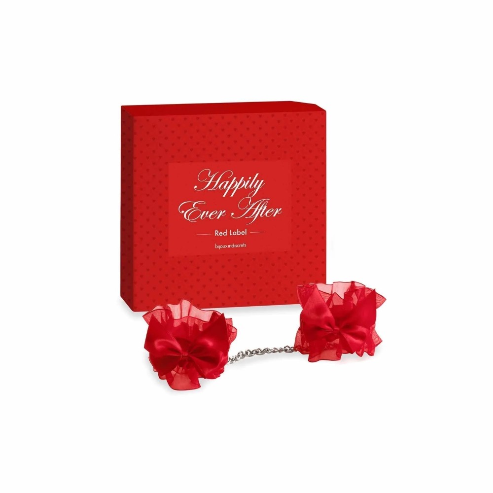 Подарочные наборы - Набор аксессуаров подвязки, наручники, пэстисы Happily Ever After - RED LABELr Bijoux Indiscrets 4
