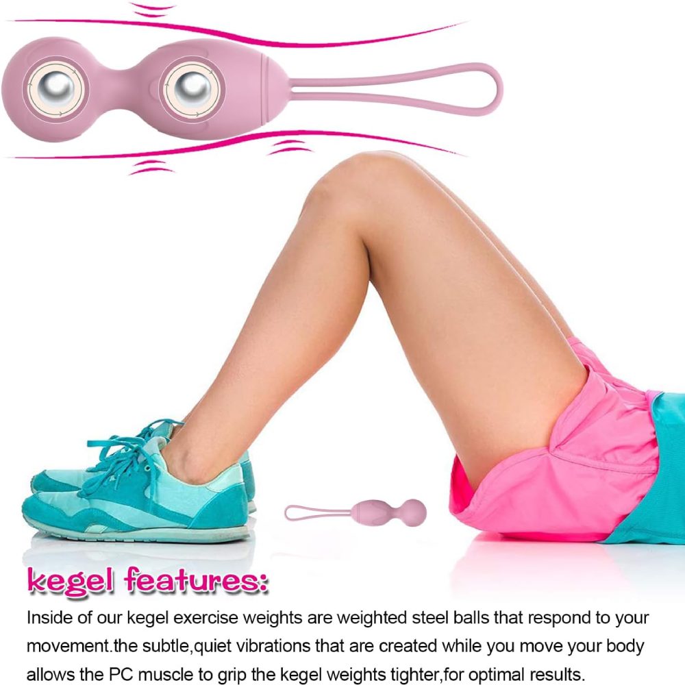 Вагинальные шарики и тренажеры - Набор вагинальных шариков BeYourLover силиконовые, фиолетовые, 3 шт 2