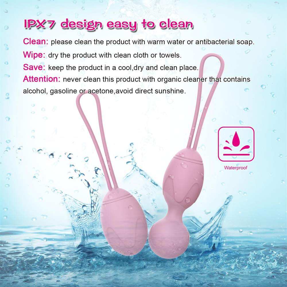 Вагинальные шарики и тренажеры - Набор вагинальных шариков BeYourLover силиконовые, фиолетовые, 3 шт 5