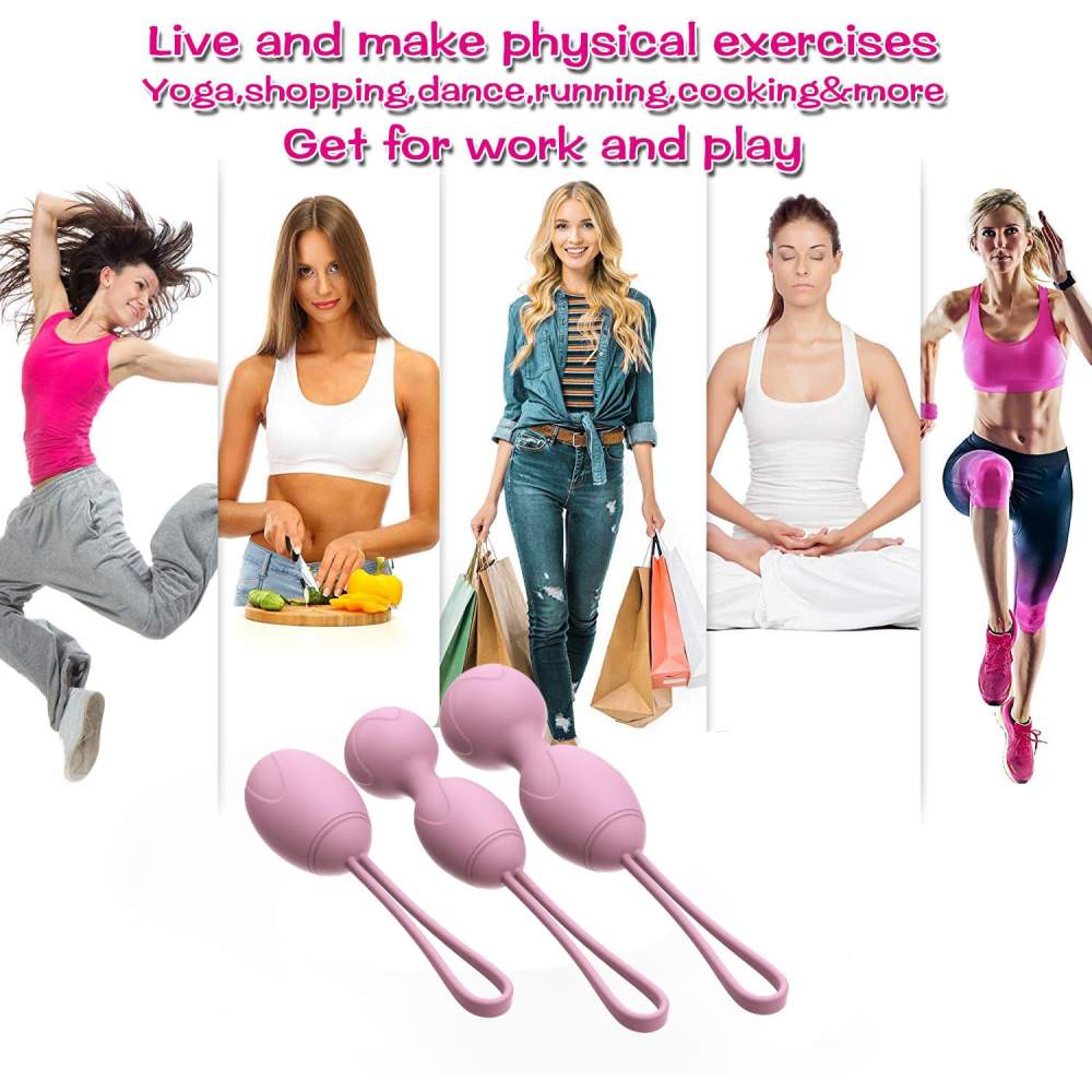 Вагинальные шарики и тренажеры - Набор вагинальных шариков BeYourLover силиконовые, фиолетовые, 3 шт 4