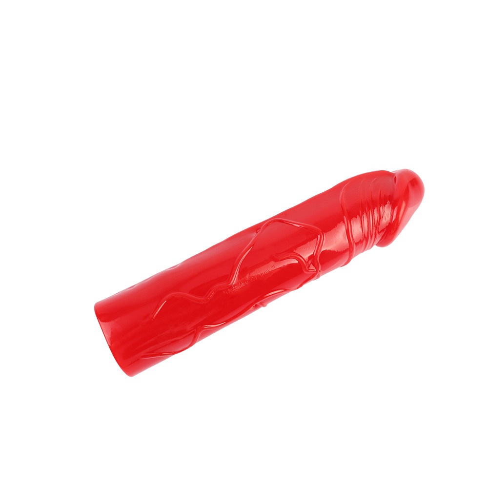  - Набір вібратор + 2 насадки Chisa Hotstorm Hers Dildo Kit червоний 4