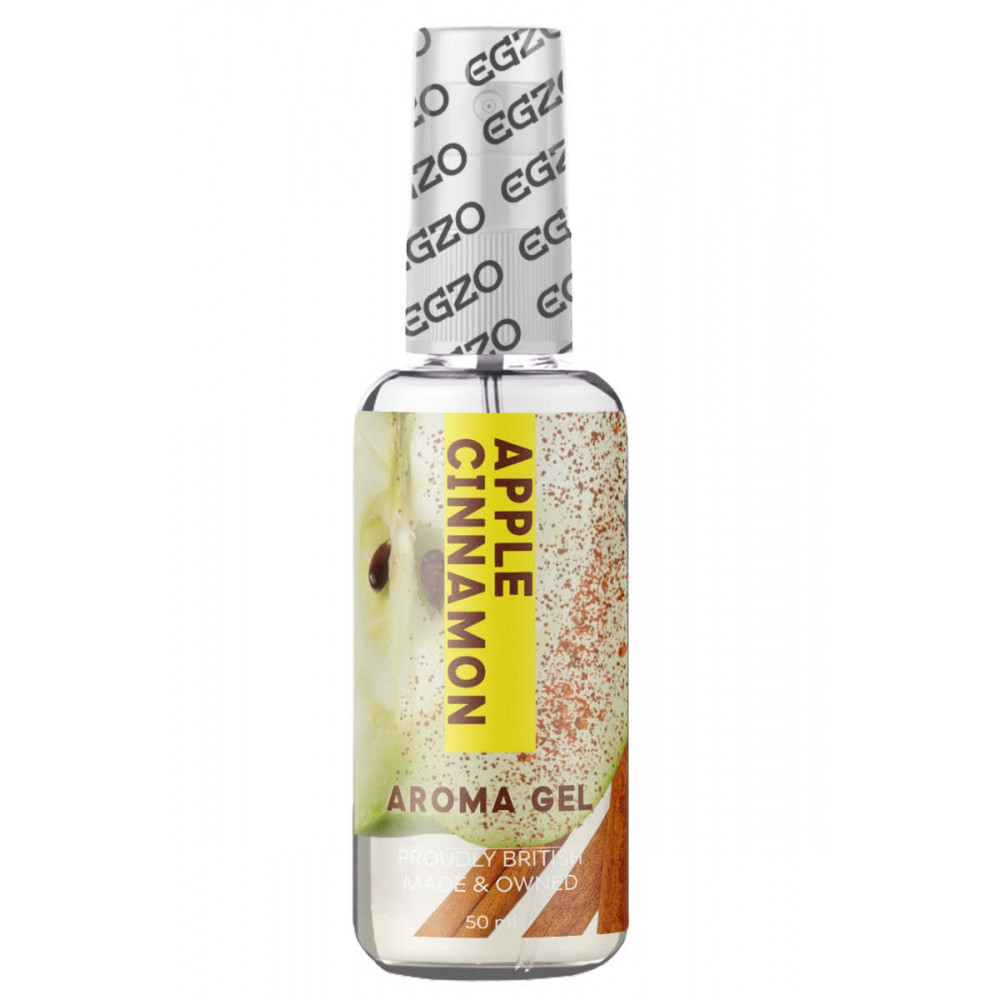 Оральные смазки - Оральный гель-лубрикант EGZO AROMA GEL - Apple Cinnamon, 50 мл