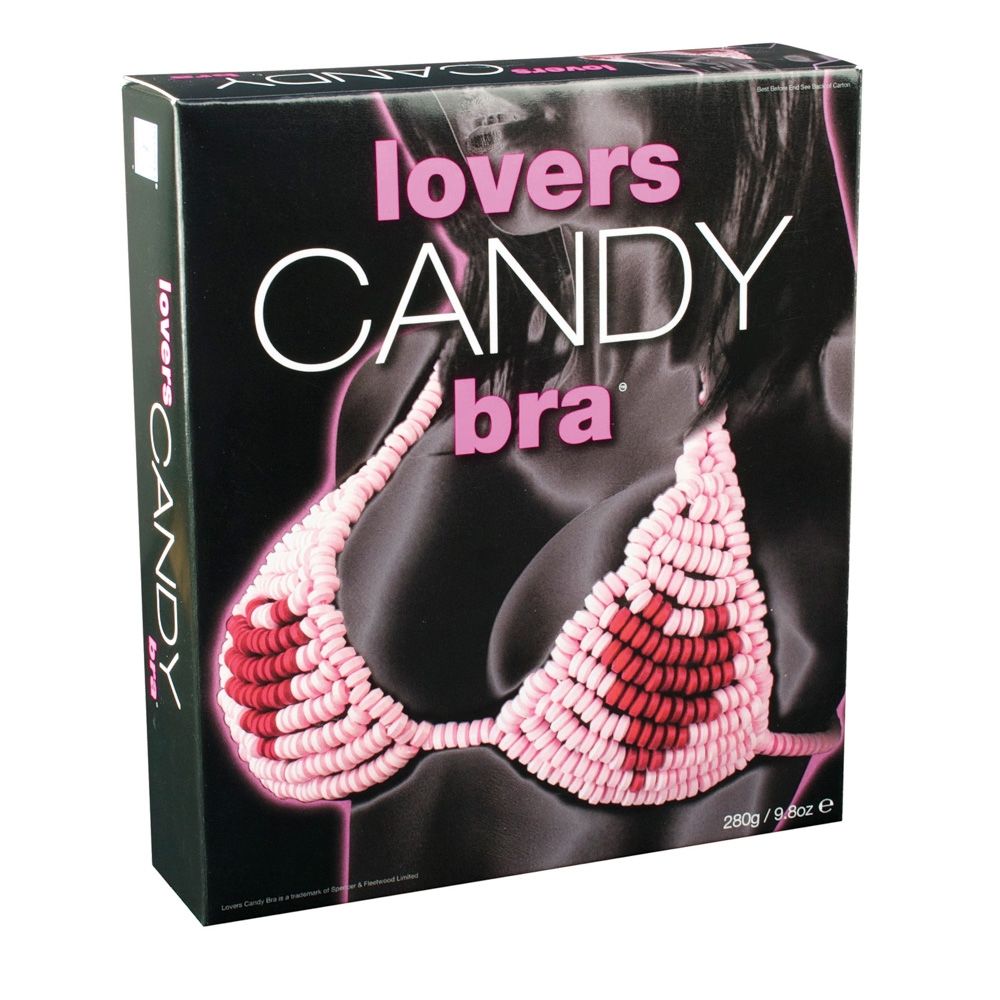 Конфеты - Съедобный бюстгальтер Lovers Candy Bra (280 гр)