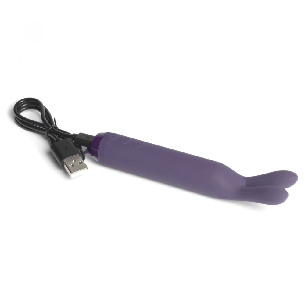 Вибратор - Вибратор с ушками Je Joue - Rabbit Bullet Vibrator Purple, глубокая вибрация 4