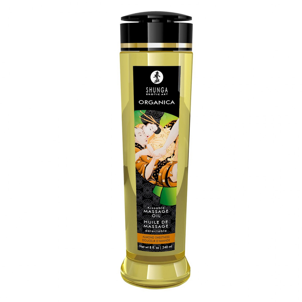 Массажные масла - Органическое массажное масло Shunga ORGANICA - Almond Sweetness (240 мл) с витамином Е
