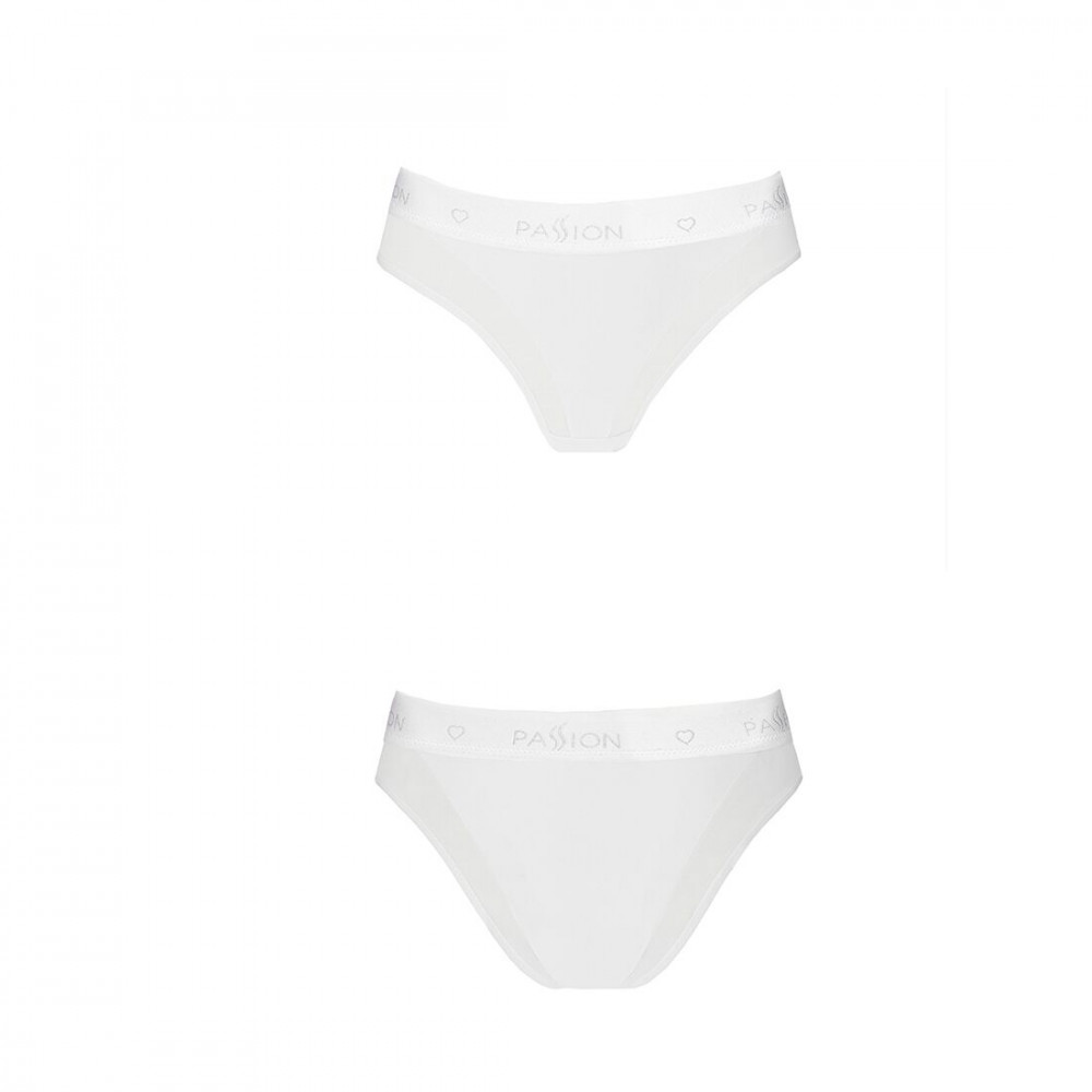 Эротические комплекты - Трусики с прозрачной вставкой Passion PS002 PANTIES white, size L 2