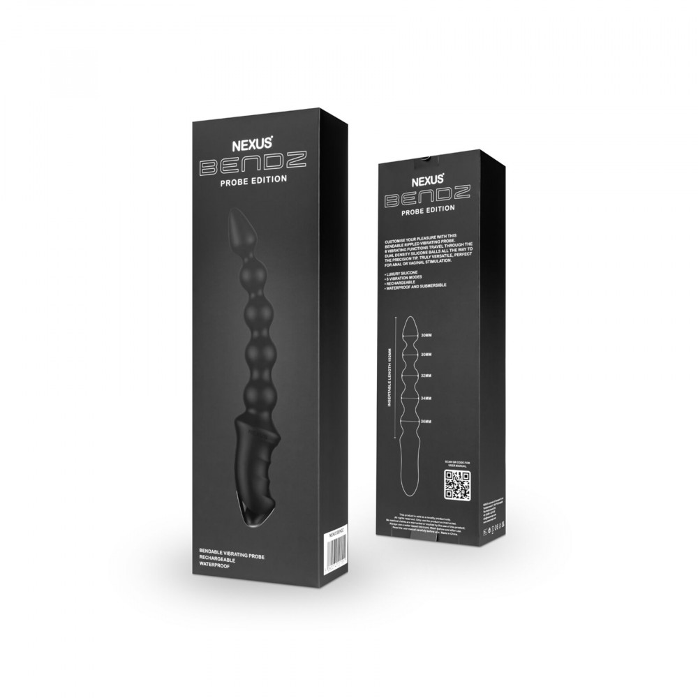  - Анальный вибратор-бусы Nexus BENDZ Bendable Vibrator Probe Edition, эффект памяти формы 1