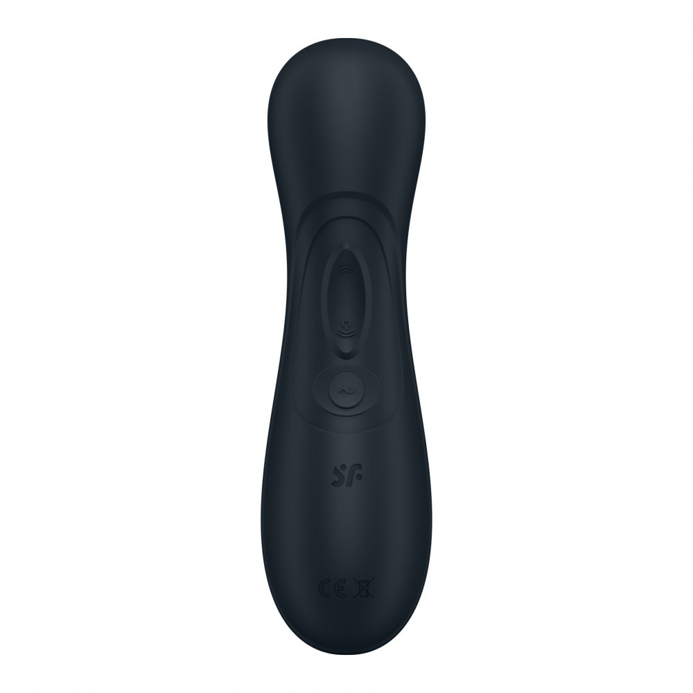 Вибраторы вакуумные - Вакуумный клиторальный стимулятор Satisfyer Pro 2 Generation 3 with Liquid Air Connect App Dark Grey 2