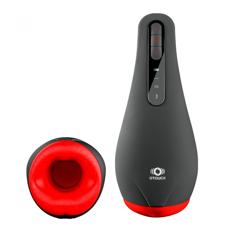 Мастурбаторы с вибрацией - Мастурбатор Otouch AIRTURN 2, 6 режимов вибрации, 5 режимов всасывания, 2 уровня подогрева