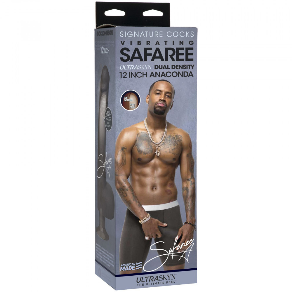 Фаллоимитаторы с вибрацией - Фаллоимитатор Doc Johnson Safaree Samuels 12 Inch Cock - ULTRASKYN 4