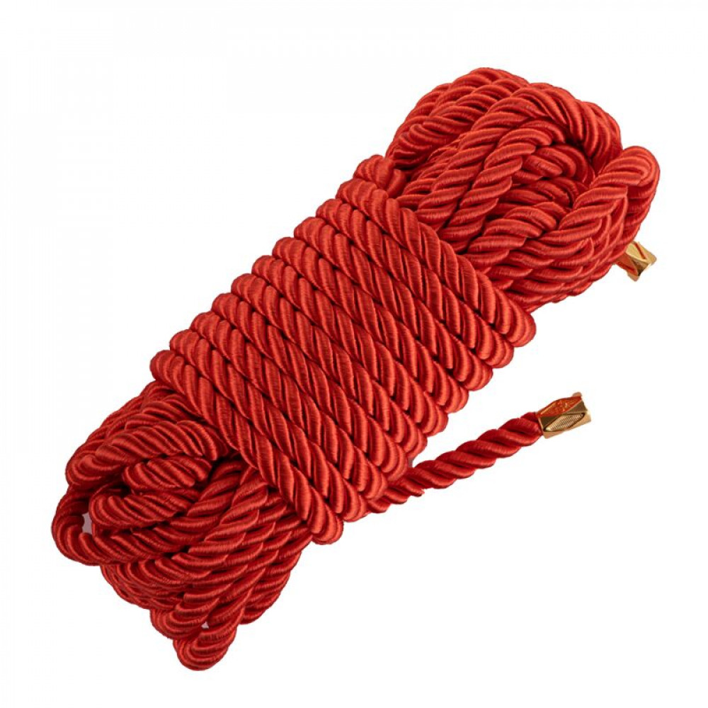 Наручники, веревки, бондажы, поножи - Веревка для шибари LOCKINK SEVANDA Shibari Pratice Rope Red, 8 метров