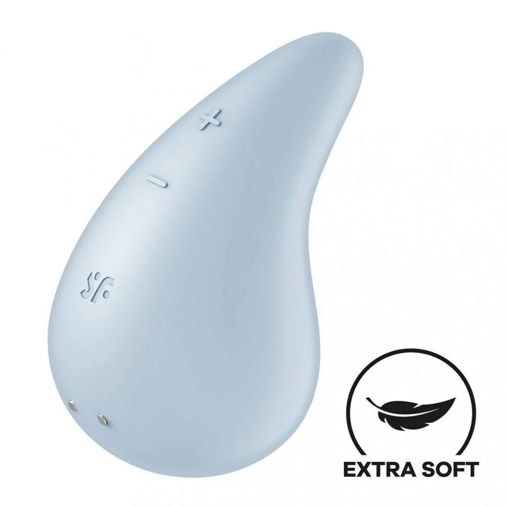 Клиторальный вибратор - Вибратор Satisfyer Dew Drop Blue