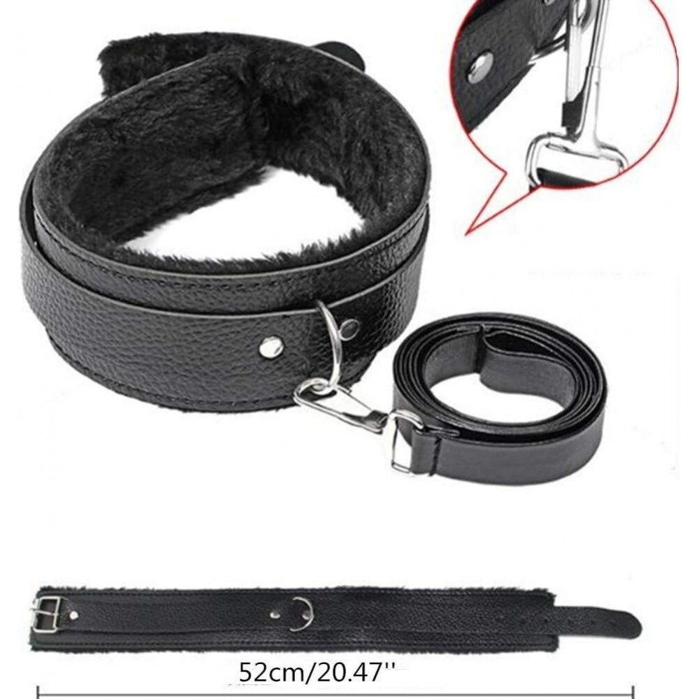 БДСМ игрушки - Набор для BDSM JSY KB80608 Black 4