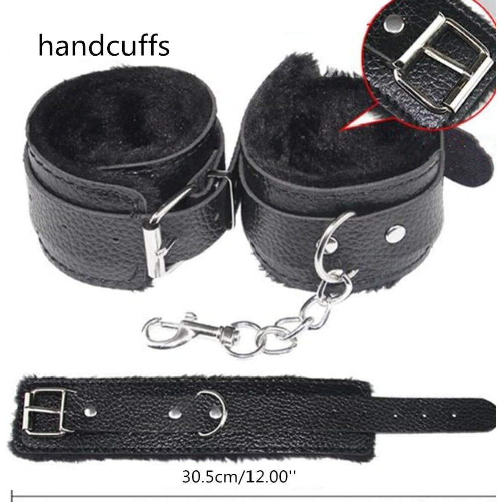 БДСМ игрушки - Набор для BDSM JSY KB80608 Black 3