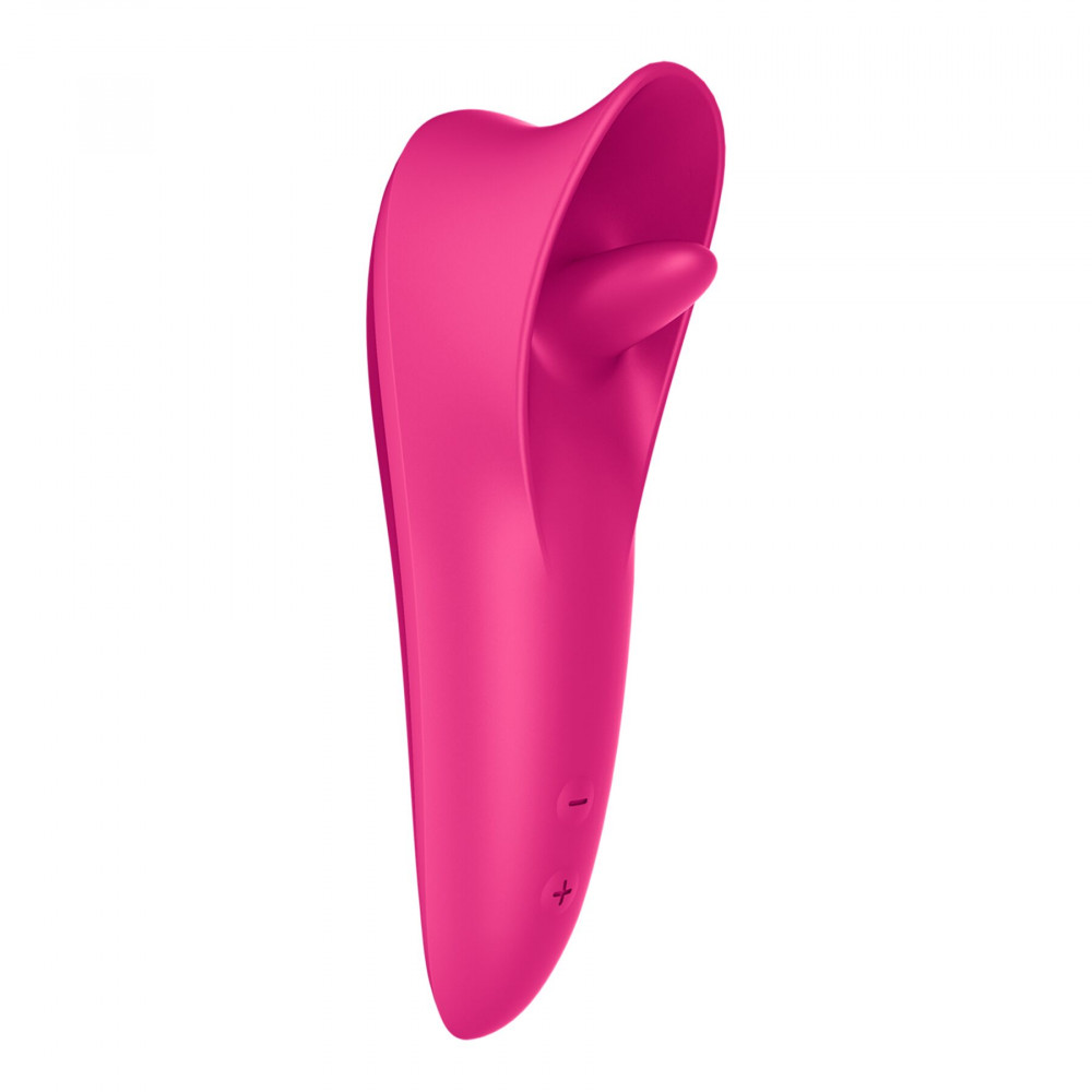 Вибропули и мини-вибраторы - Вибростимулятор для клитора Satisfyer Tongue Master с язычком