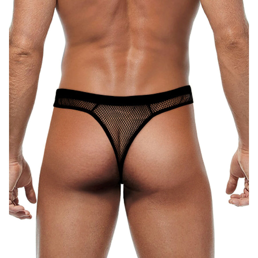  - Чоловічі труси з сітки Art of Sex — Demir, колір чорний, розмір L–2XL 1