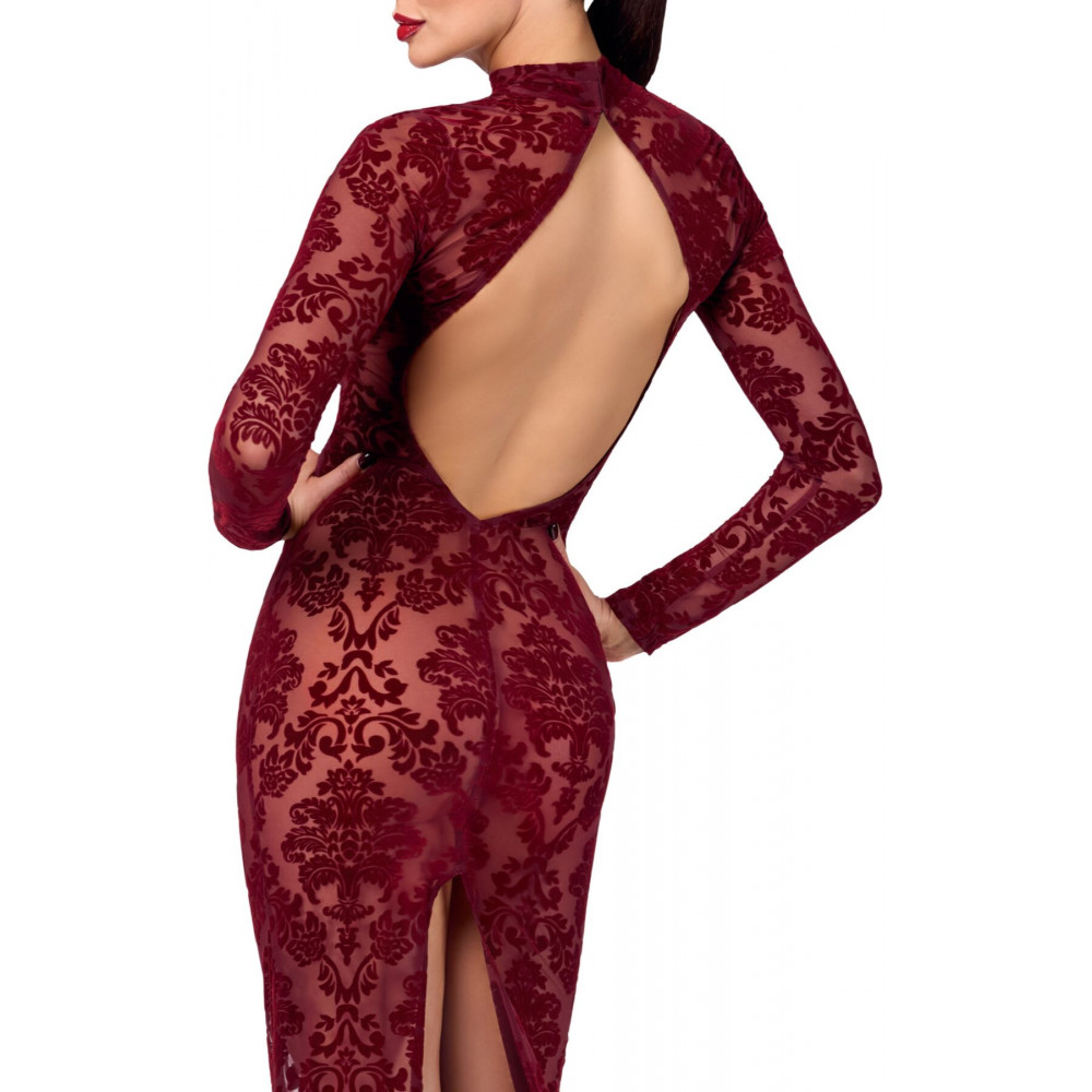  - Сукня Noir Handmade F383 Kink Royal gown/long dress M 4
