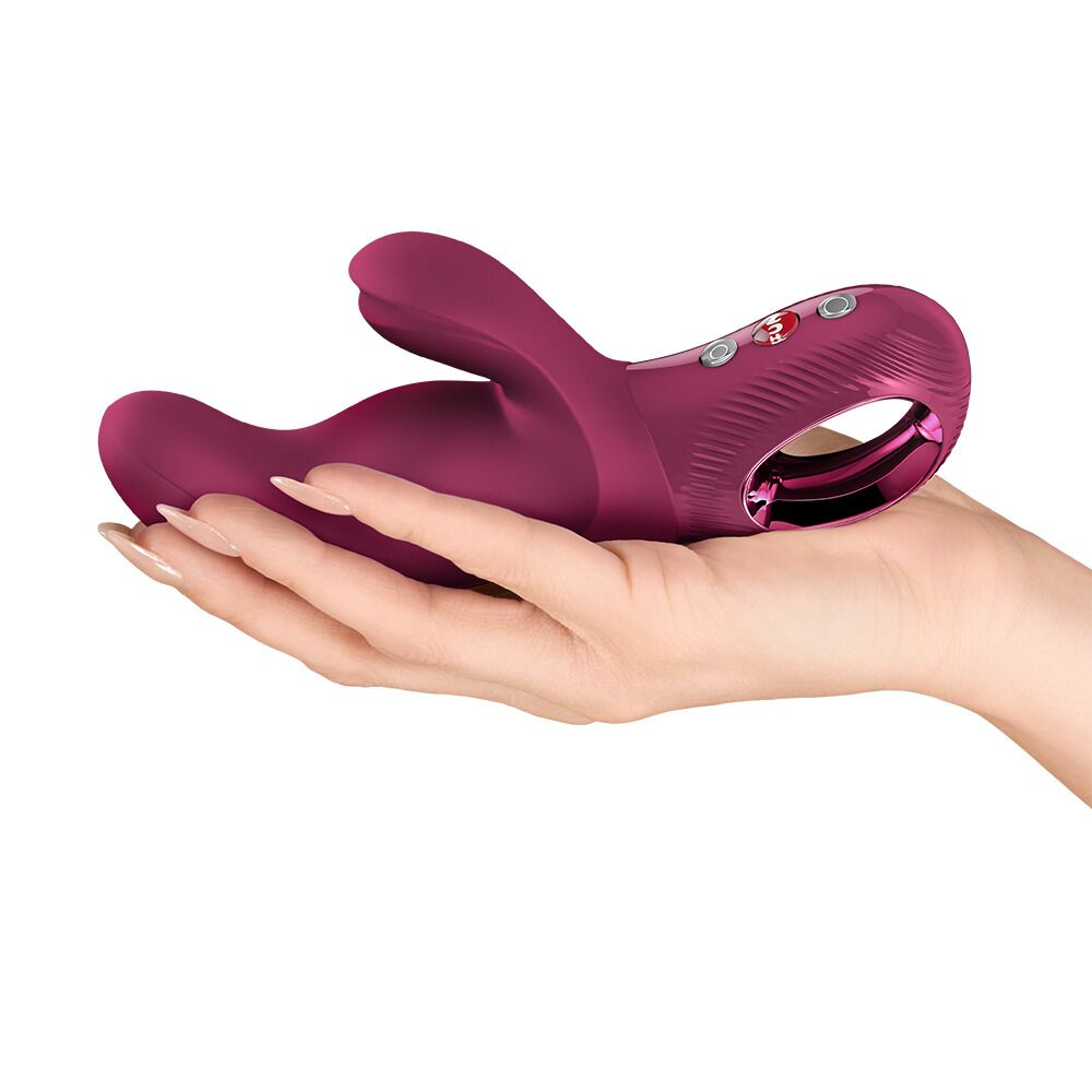 Вибратор-кролик - Вибратор-кролик Fun Factory MISS BI Wine Red, 2 независимых мотора, диаметр 4,2 см 6