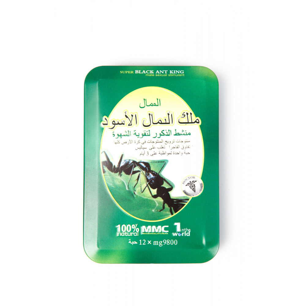 Возбуждающие капли - Таблетки для потенции Черный муравей Ant King (цена за упаковку, 12 таблеток) 2