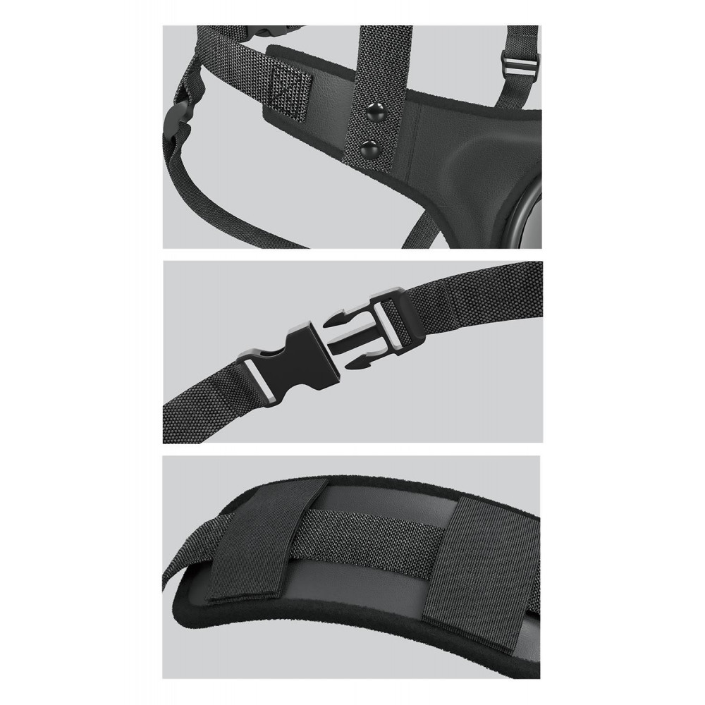 Страпони - Трусики для страпону Pipedream Body Dock з підтяжками, чорні 5