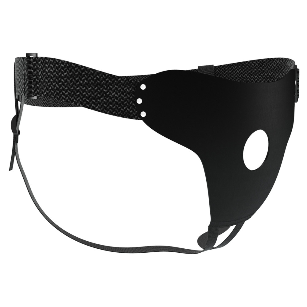 Страпони - Трусики-ремені для страпону Pretty Love Love Spell, чорні, 80-118 см 2