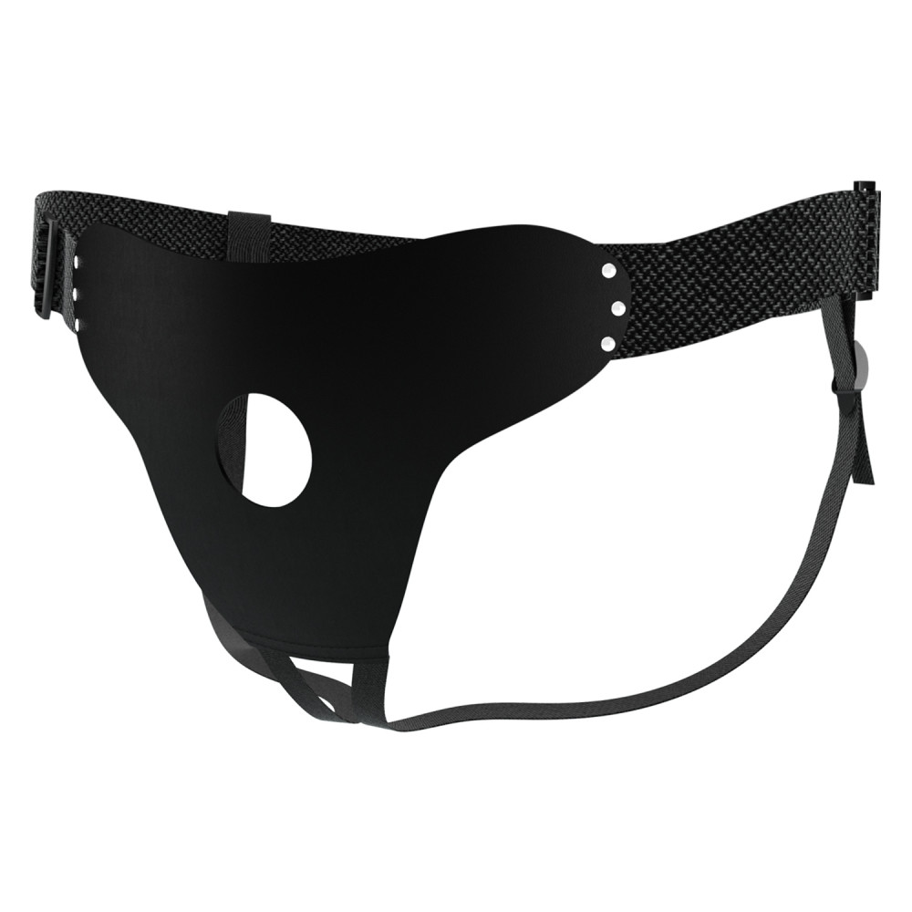 Страпони - Трусики-ремені для страпону Pretty Love Love Spell, чорні, 80-118 см 1