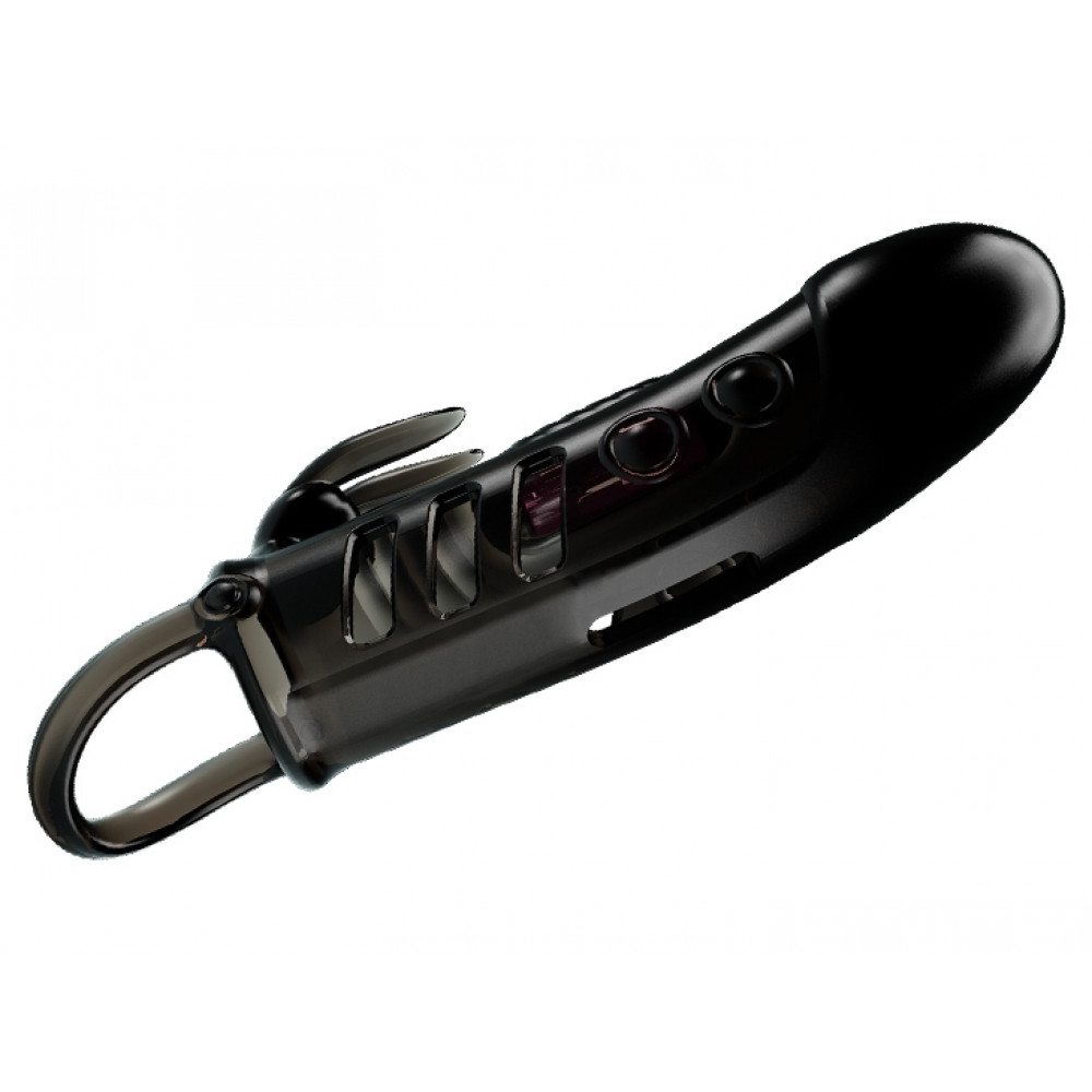 - Удлиняющая насадка с вибростимуляцией ( на 2,5 см ) PRETTY LOVE - PENIS SLEEVE Sloane, BI-026243-1 3