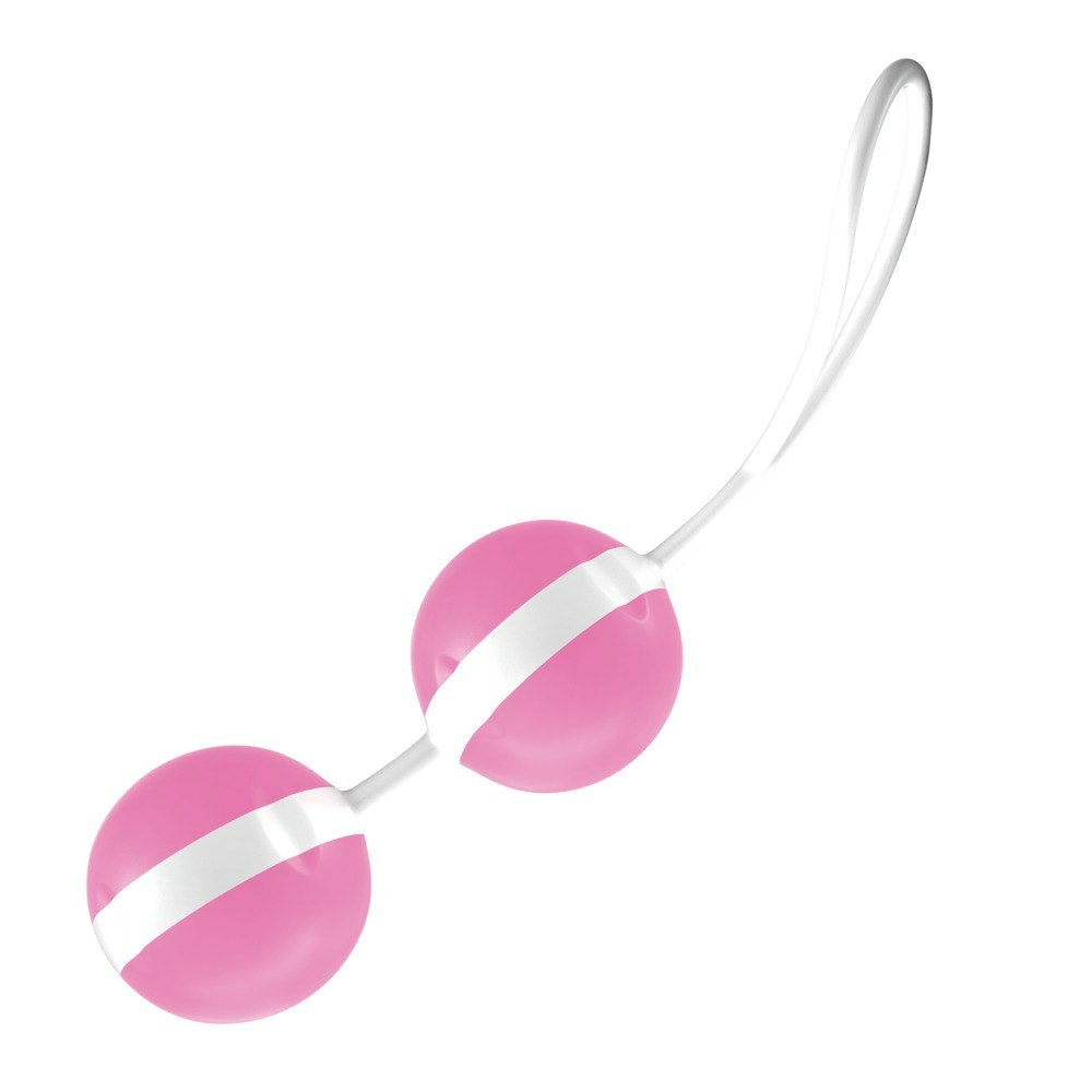 Секс игрушки - Вагинальные шарики Joydivision Joyballs Trend, розово-белые, 3,5 см