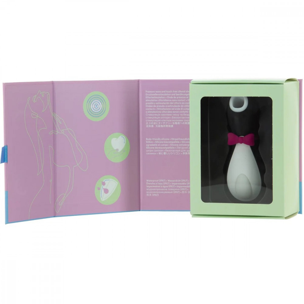 Вибраторы вакуумные - Вакуумный клиторальный стимулятор SATISFYER PRO PENGUIN 4