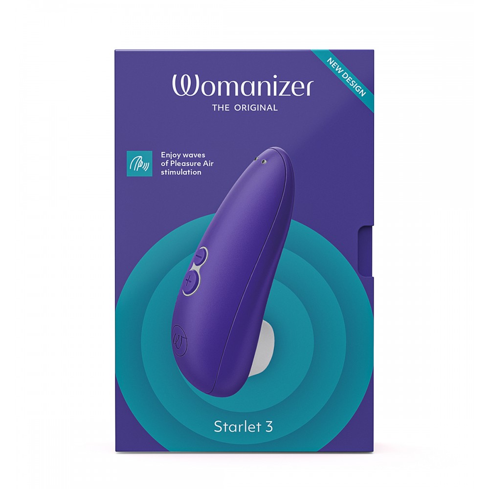 Секс игрушки - Вакуумный клиторальный стимулятор Womanizer Starlet 3 Indigo 12
