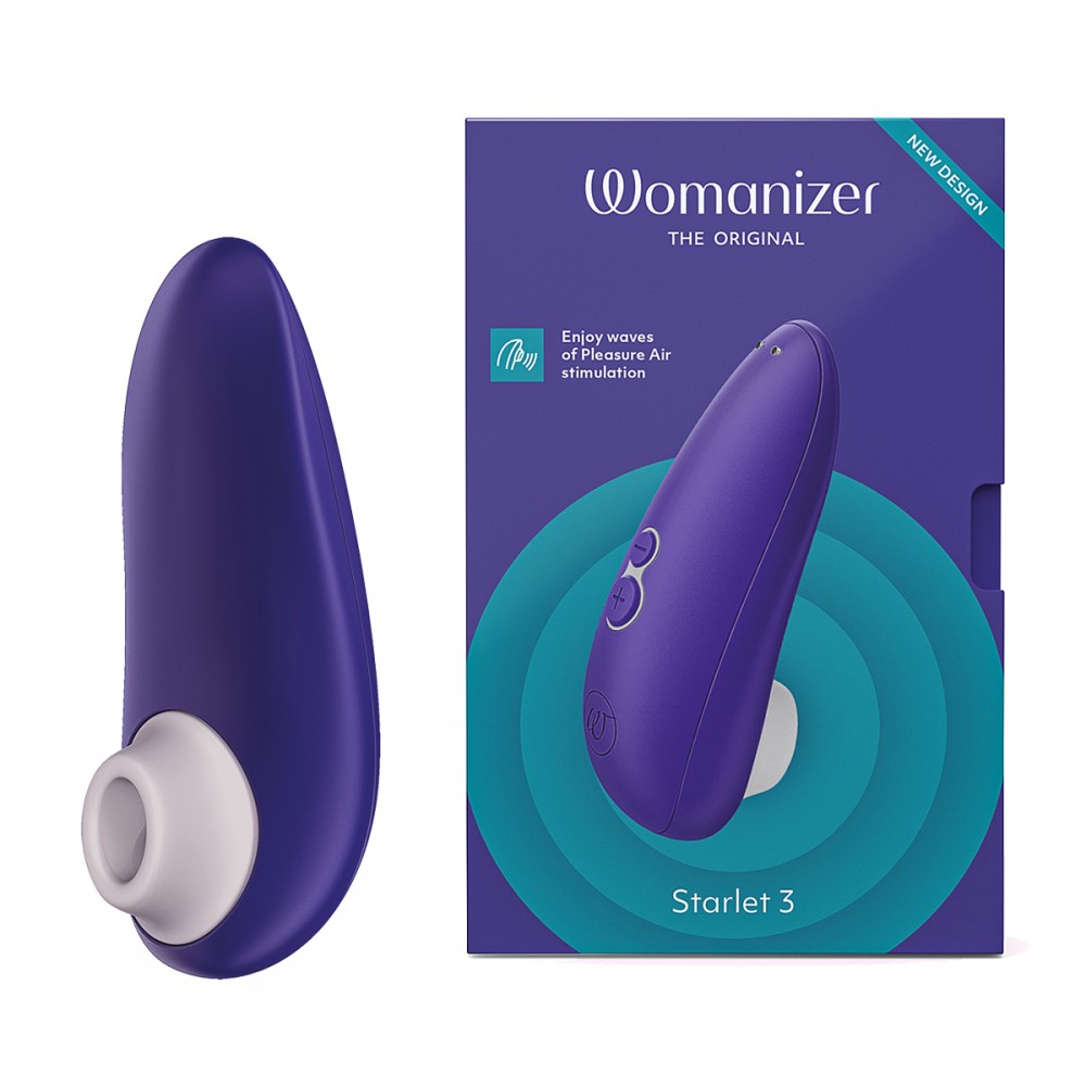 Секс игрушки - Вакуумный клиторальный стимулятор Womanizer Starlet 3 Indigo