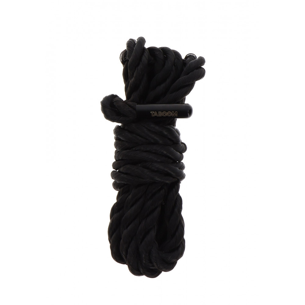 БДСМ игрушки - Веревка Bondage Rope 1.5 meter 7 mm Черная TABOOM 1