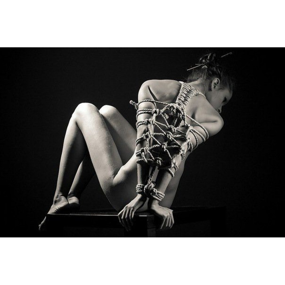 Разное - Веревка для бондажа Dream Toys Blaze Deluxe черная, 5 м 9