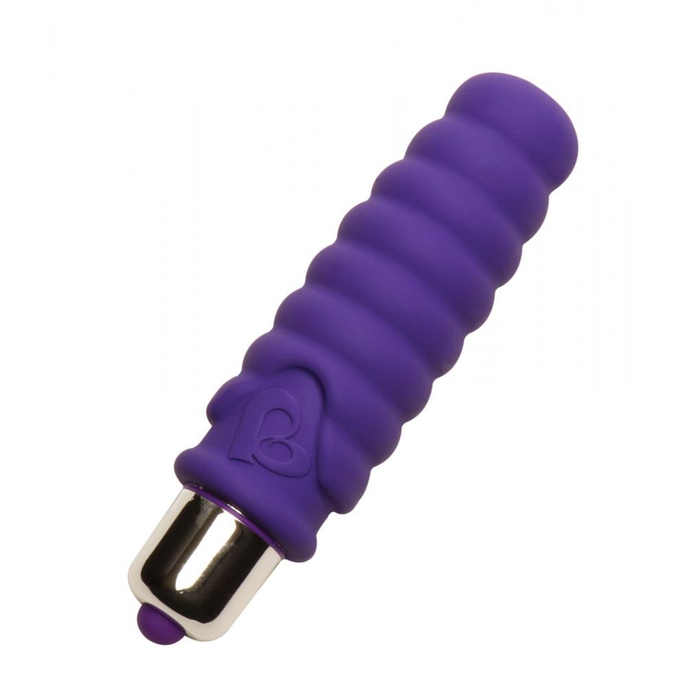 Мини вибраторы - Волнистый вибратор, 10 скоростей, фиолетовый