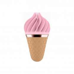 Вібростимулятор для клітора у вигляді Морозива Satisfyer Layons Sweet Temptation, рожевий